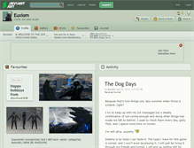 Tablet Screenshot of euxiom.deviantart.com