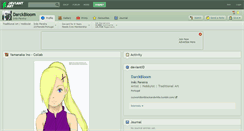 Desktop Screenshot of darckbloom.deviantart.com