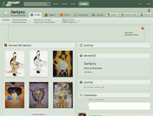 Tablet Screenshot of darkjury.deviantart.com