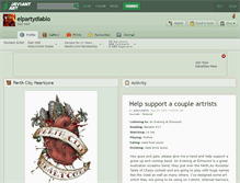 Tablet Screenshot of elpartydiablo.deviantart.com