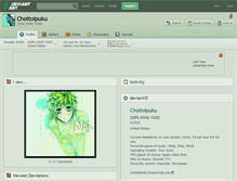 Tablet Screenshot of chottoipuku.deviantart.com