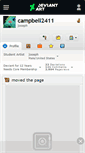 Mobile Screenshot of campbell2411.deviantart.com