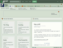 Tablet Screenshot of friee.deviantart.com