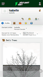 Mobile Screenshot of isabelle.deviantart.com