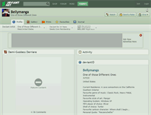 Tablet Screenshot of bellymanga.deviantart.com