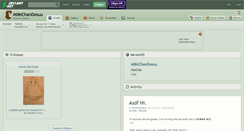 Desktop Screenshot of miikichandesuu.deviantart.com