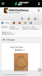 Mobile Screenshot of miikichandesuu.deviantart.com