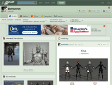 Tablet Screenshot of bbmnmnm.deviantart.com
