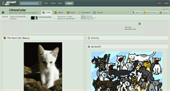 Desktop Screenshot of cittenscollar.deviantart.com