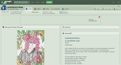 Desktop Screenshot of luminiscent-rose.deviantart.com