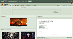 Desktop Screenshot of luc3nt.deviantart.com