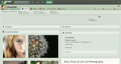 Desktop Screenshot of linuxartist.deviantart.com