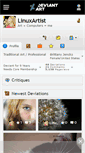 Mobile Screenshot of linuxartist.deviantart.com