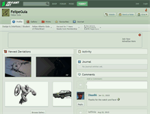 Tablet Screenshot of felipegula.deviantart.com