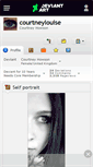 Mobile Screenshot of courtneylouise.deviantart.com