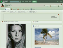Tablet Screenshot of dreamsare.deviantart.com