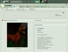 Tablet Screenshot of bweetgirl.deviantart.com
