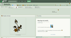 Desktop Screenshot of damienzick.deviantart.com
