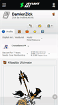 Mobile Screenshot of damienzick.deviantart.com