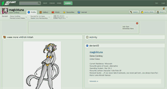 Desktop Screenshot of magicktuna.deviantart.com