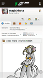 Mobile Screenshot of magicktuna.deviantart.com