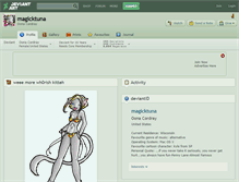 Tablet Screenshot of magicktuna.deviantart.com