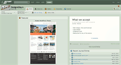 Desktop Screenshot of designaday.deviantart.com