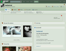 Tablet Screenshot of ivanbernal.deviantart.com