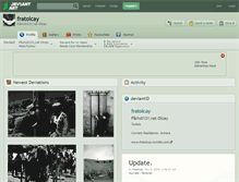 Tablet Screenshot of fratolcay.deviantart.com