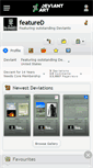 Mobile Screenshot of featured.deviantart.com