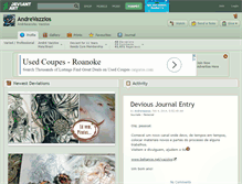 Tablet Screenshot of andrevazzios.deviantart.com