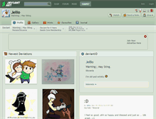 Tablet Screenshot of jellio.deviantart.com