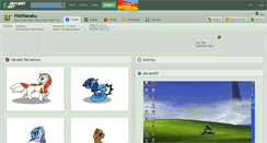 Desktop Screenshot of hieinaraku.deviantart.com