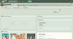 Desktop Screenshot of darkmoon88.deviantart.com