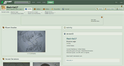 Desktop Screenshot of black-kat27.deviantart.com
