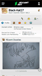 Mobile Screenshot of black-kat27.deviantart.com