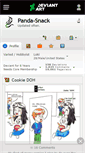 Mobile Screenshot of panda-snack.deviantart.com