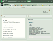 Tablet Screenshot of mistystar.deviantart.com