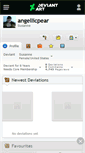 Mobile Screenshot of angellicpear.deviantart.com