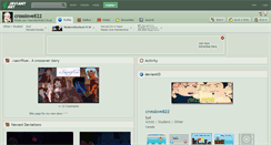 Desktop Screenshot of crosslove822.deviantart.com