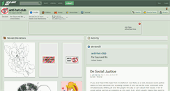 Desktop Screenshot of anti-het-club.deviantart.com