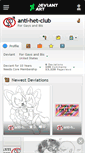Mobile Screenshot of anti-het-club.deviantart.com