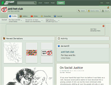 Tablet Screenshot of anti-het-club.deviantart.com