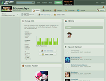 Tablet Screenshot of echo-cosplay.deviantart.com