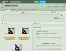 Tablet Screenshot of anjell--k-rock-4l.deviantart.com