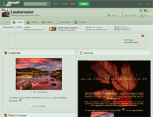 Tablet Screenshot of leashahooker.deviantart.com