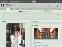 Tablet Screenshot of mulgikapsas.deviantart.com