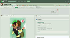 Desktop Screenshot of matsuri-hime.deviantart.com