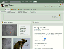 Tablet Screenshot of lazul-vampsy.deviantart.com