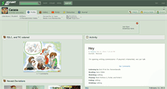 Desktop Screenshot of cacaxa.deviantart.com